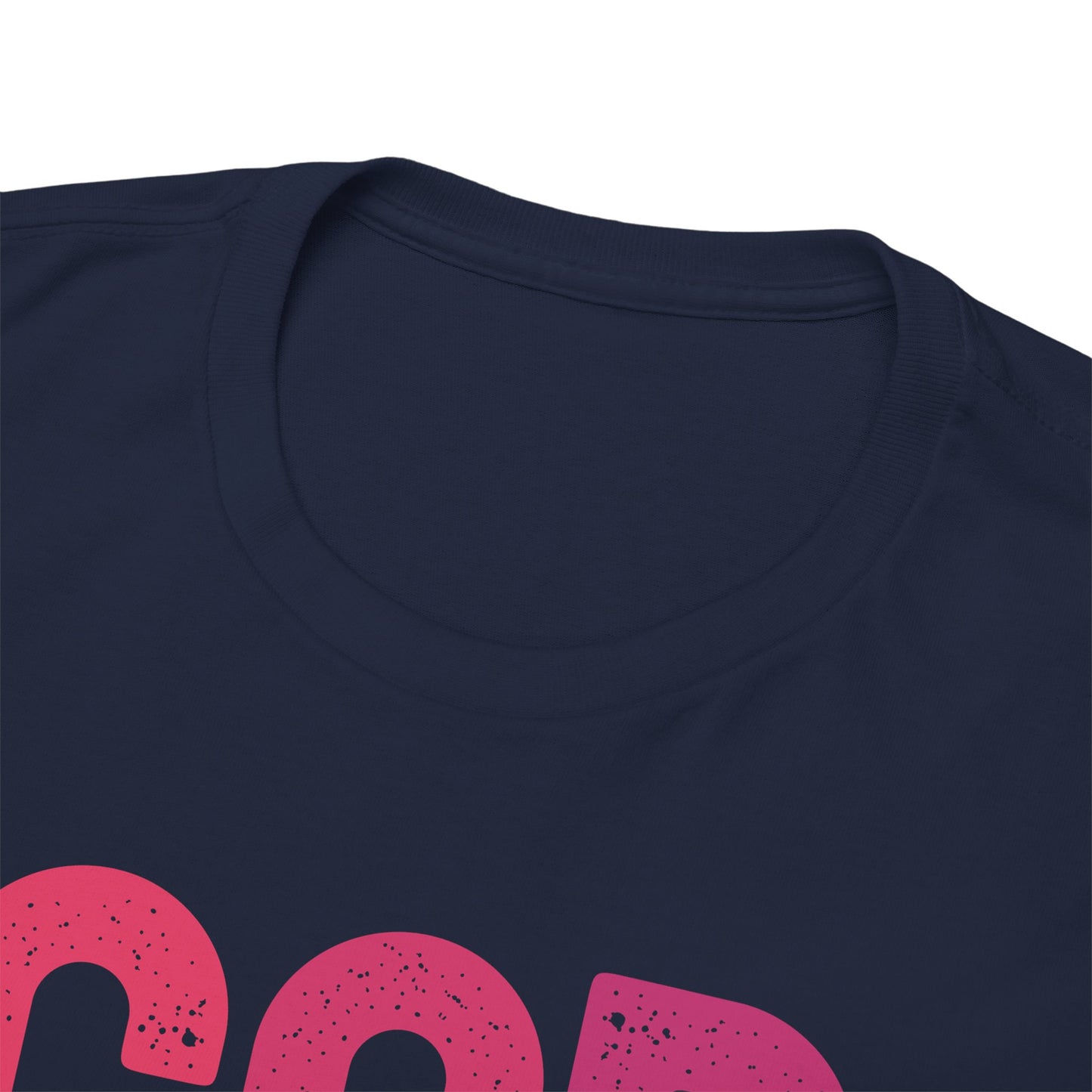 God is Good with pink hues (Gildan 5000 T-Shirt) for women and men