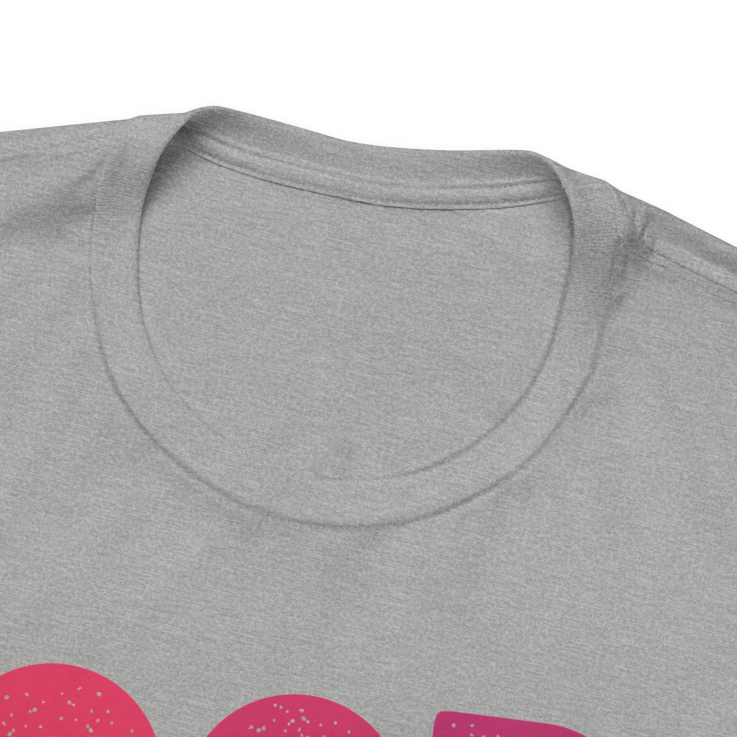 God is Good with pink hues (Bella Canvas 3001 T-Shirt) for women and men