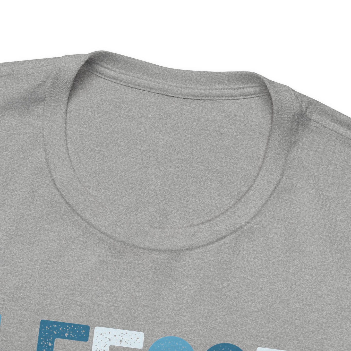 Blessed Beyond Measure with blue hues (Bella Canvas 3001 T-Shirt) for women and men