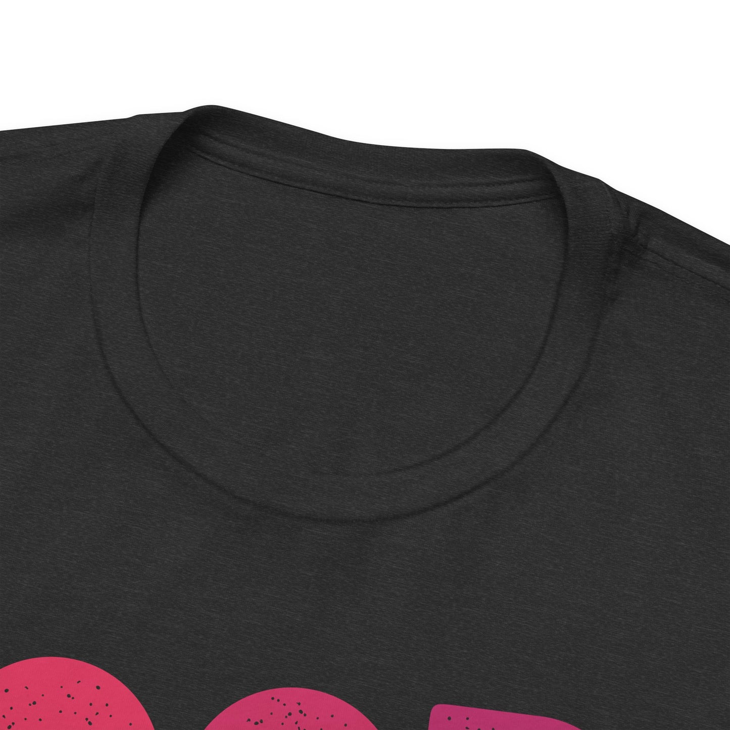 God is Good with pink hues (Bella Canvas 3001 T-Shirt) for women and men