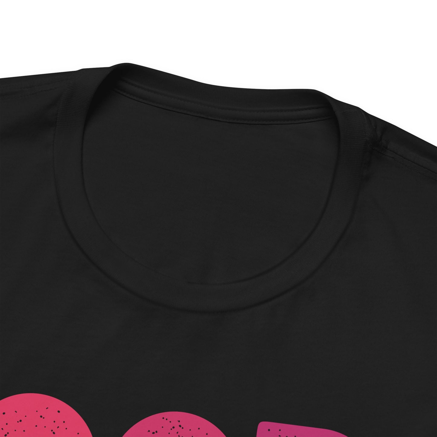 God is Good with pink hues (Bella Canvas 3001 T-Shirt) for women and men