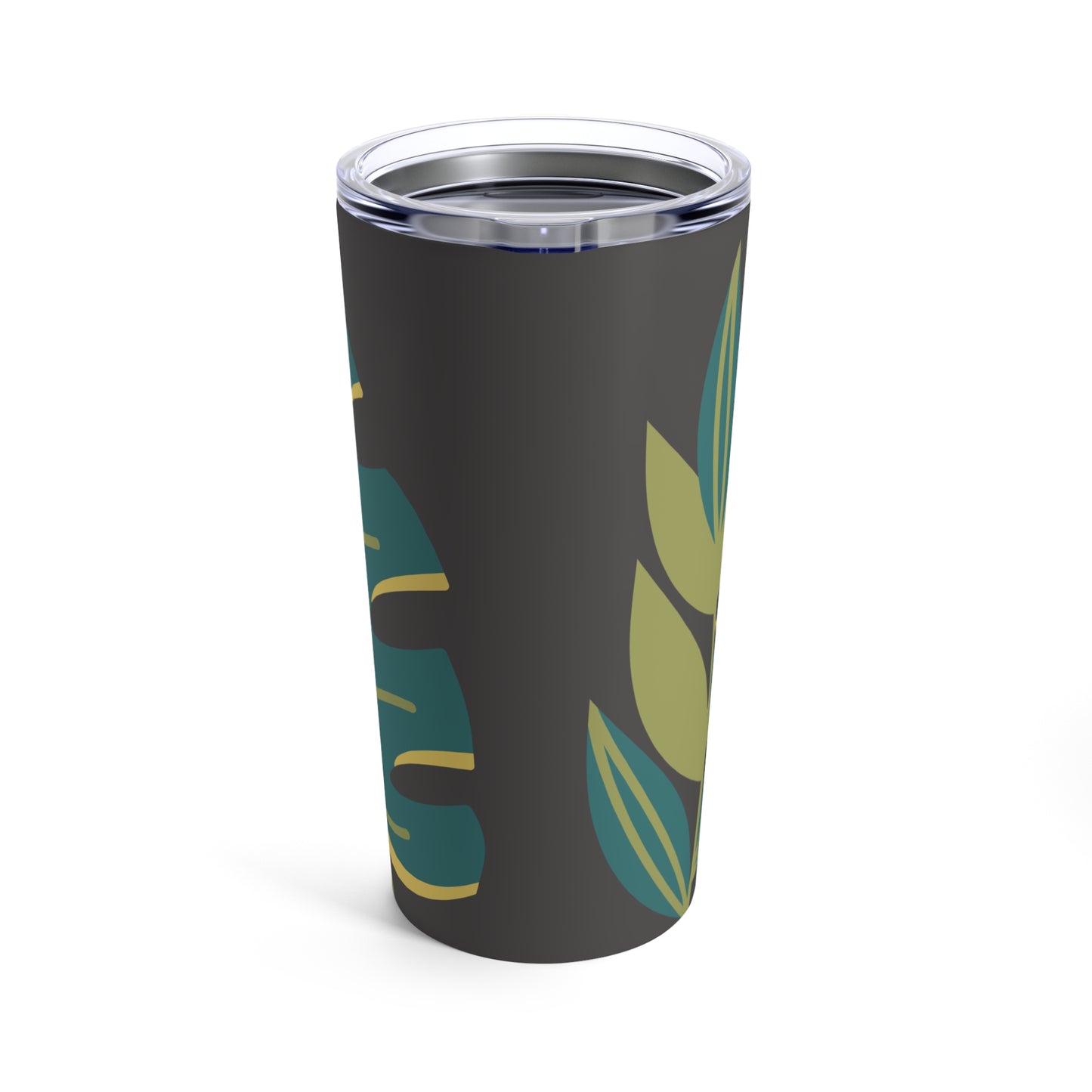 Tropical leaf stainless steal insulated tumbler 20oz