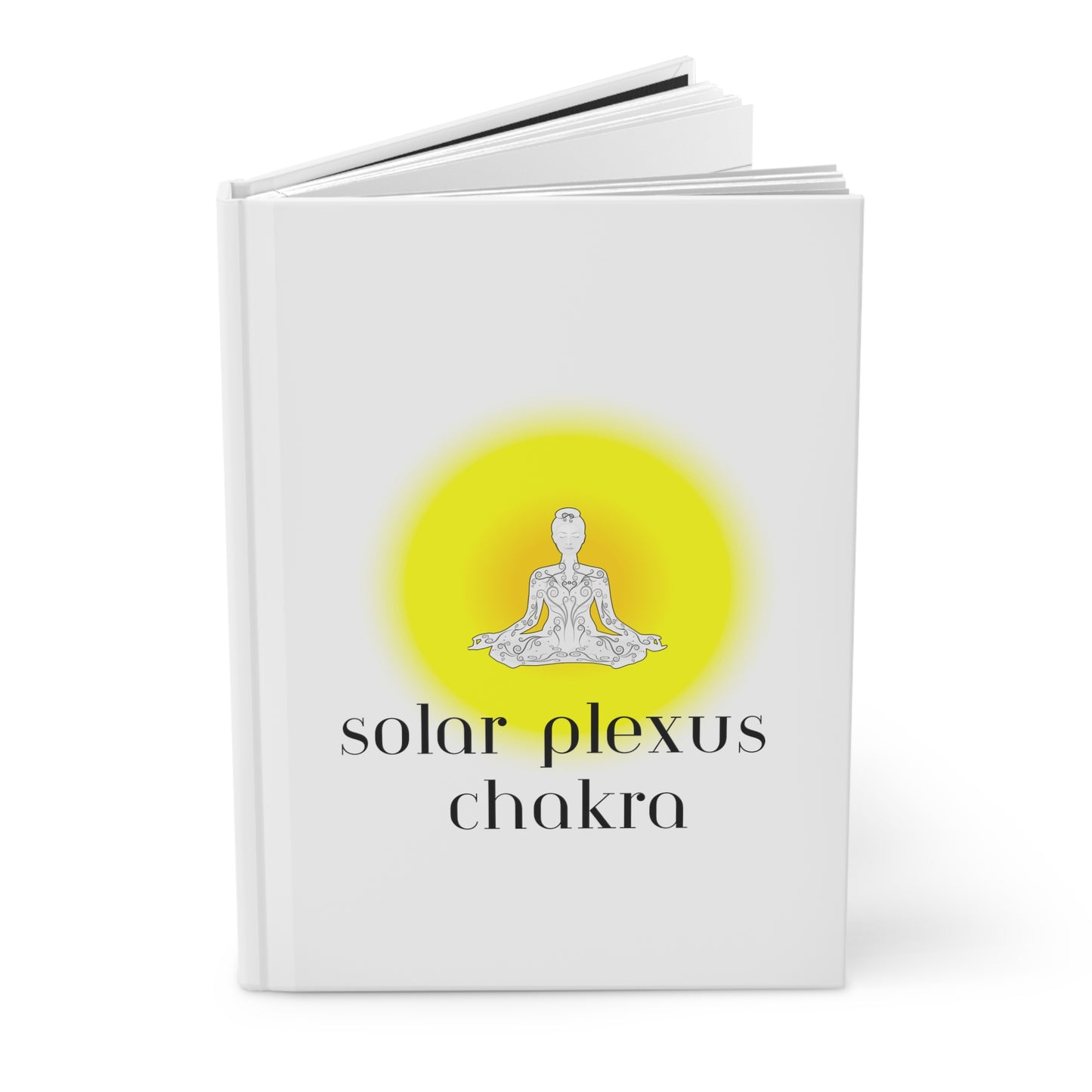Solar Plexus Chakra Hardcover Journal