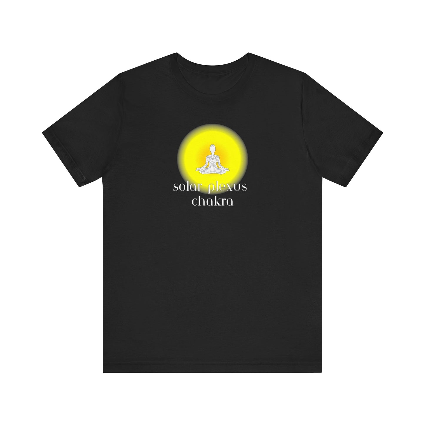 Chakras-Solar Plexus Chakra (Bella Canvas 3001 T-Shirt) for women and men