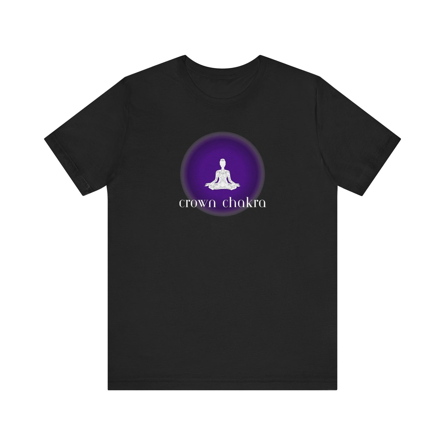 Chakras-Crown Chakra (Bella Canvas 3001 T-Shirt) for women and men