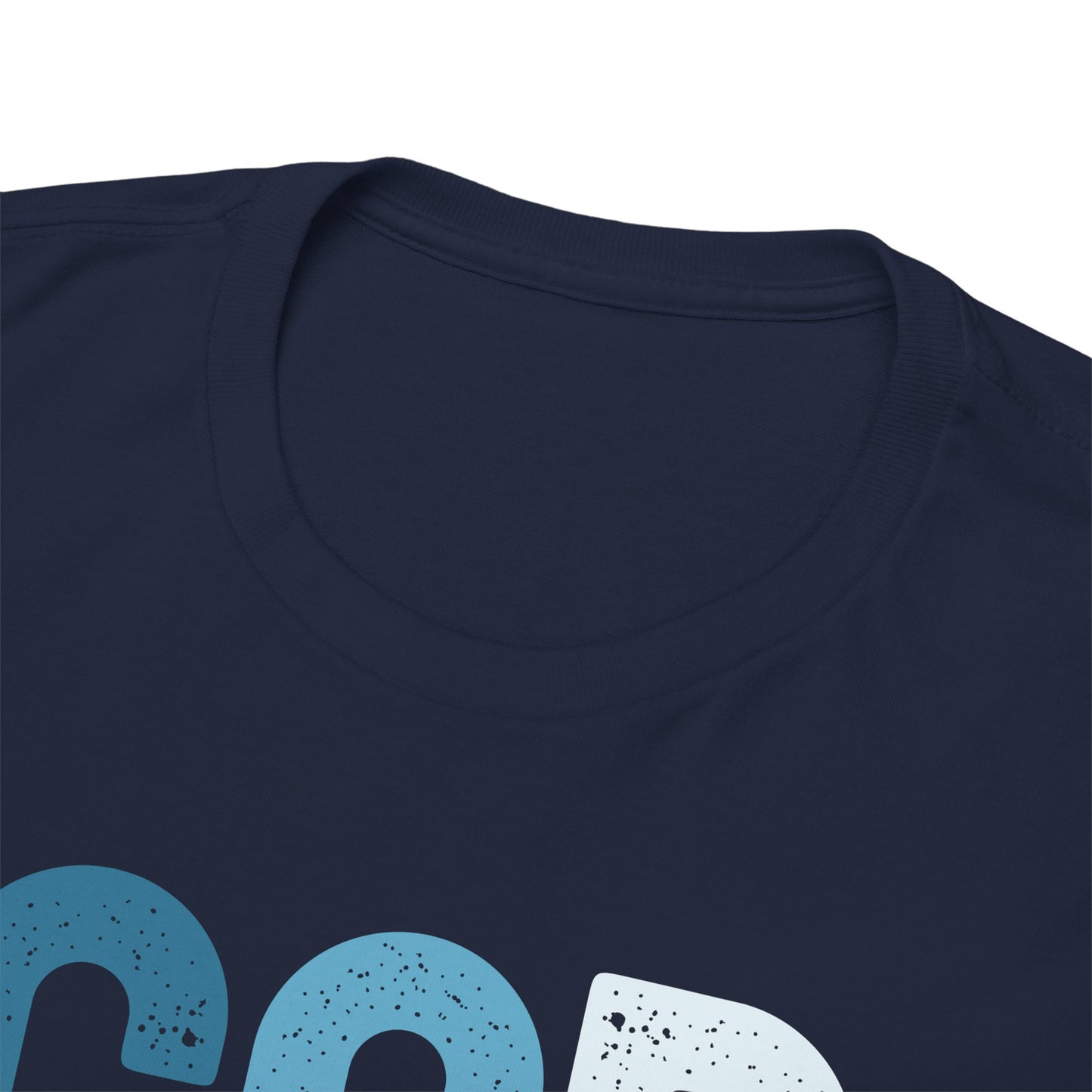 God is Good with blue hues (Gildan 5000 T-Shirt) for women and men