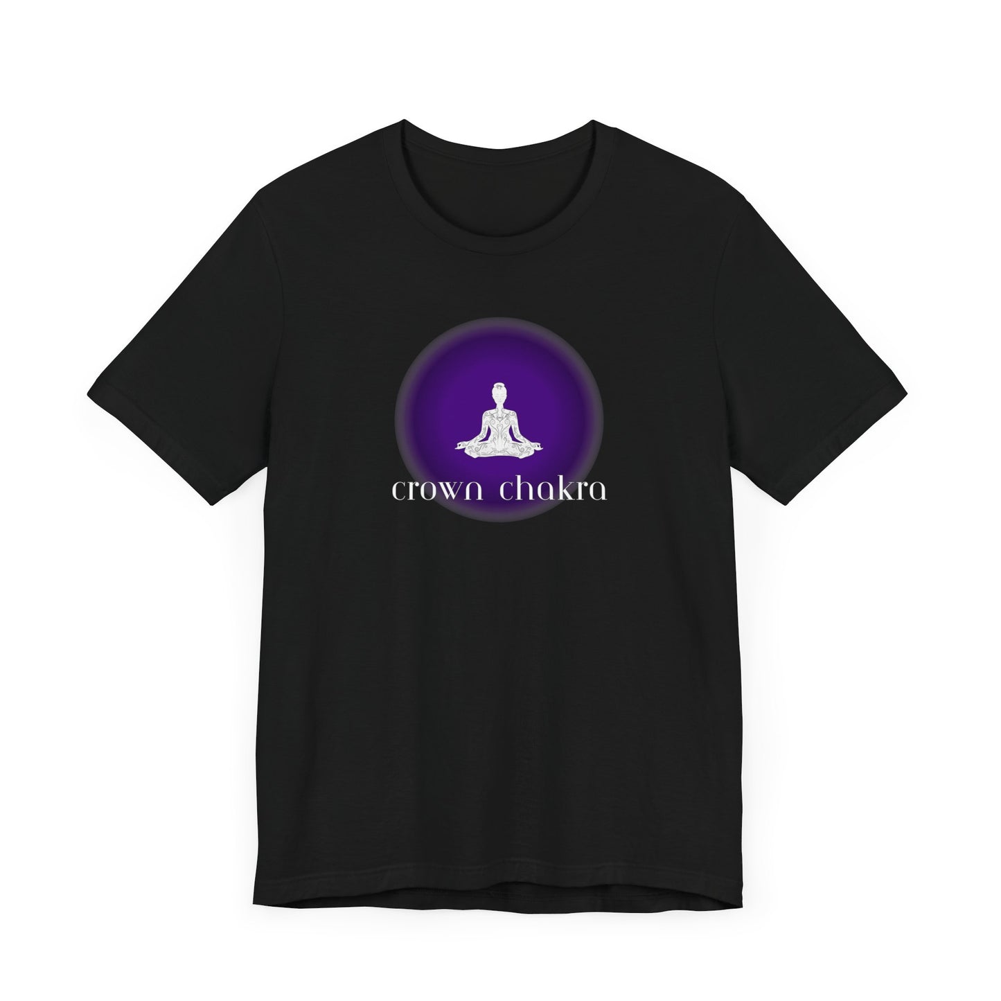 Chakras-Crown Chakra (Bella Canvas 3001 T-Shirt) for women and men
