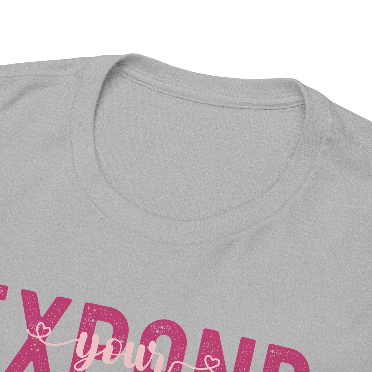 Expand Your Perspective Expand Your World with pink hues (Gildan 5000 T-Shirt) for women and men