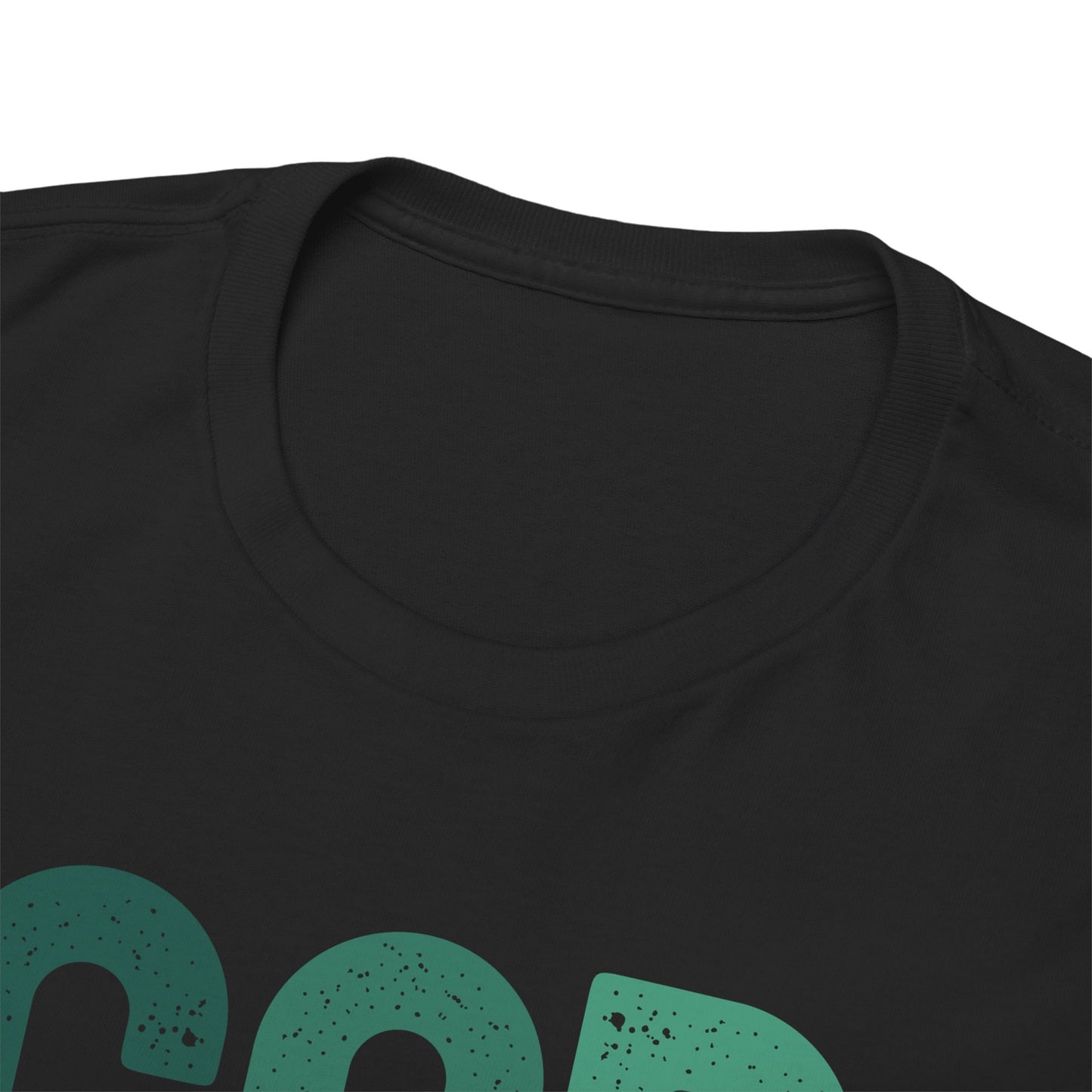 God is Good with green hues (Gildan 5000 T-shirt) for women and men