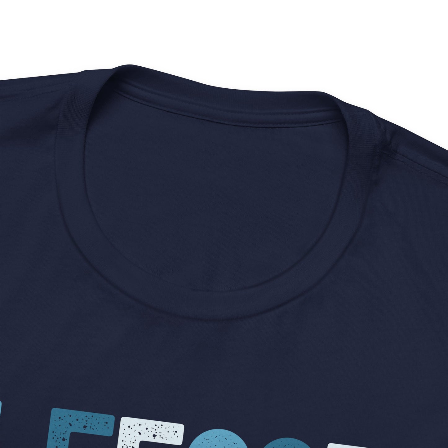 Blessed Beyond Measure with blue hues (Bella Canvas 3001 T-Shirt) for women and men