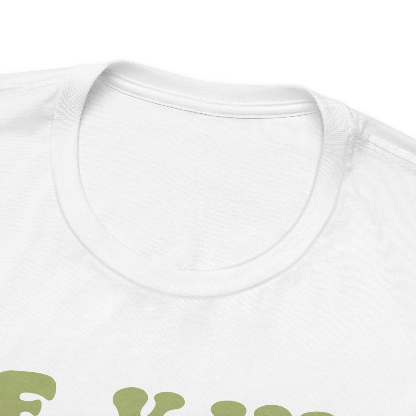 Be Kind with green hues (Bella Canvas 3001 T-Shirt) for women and men